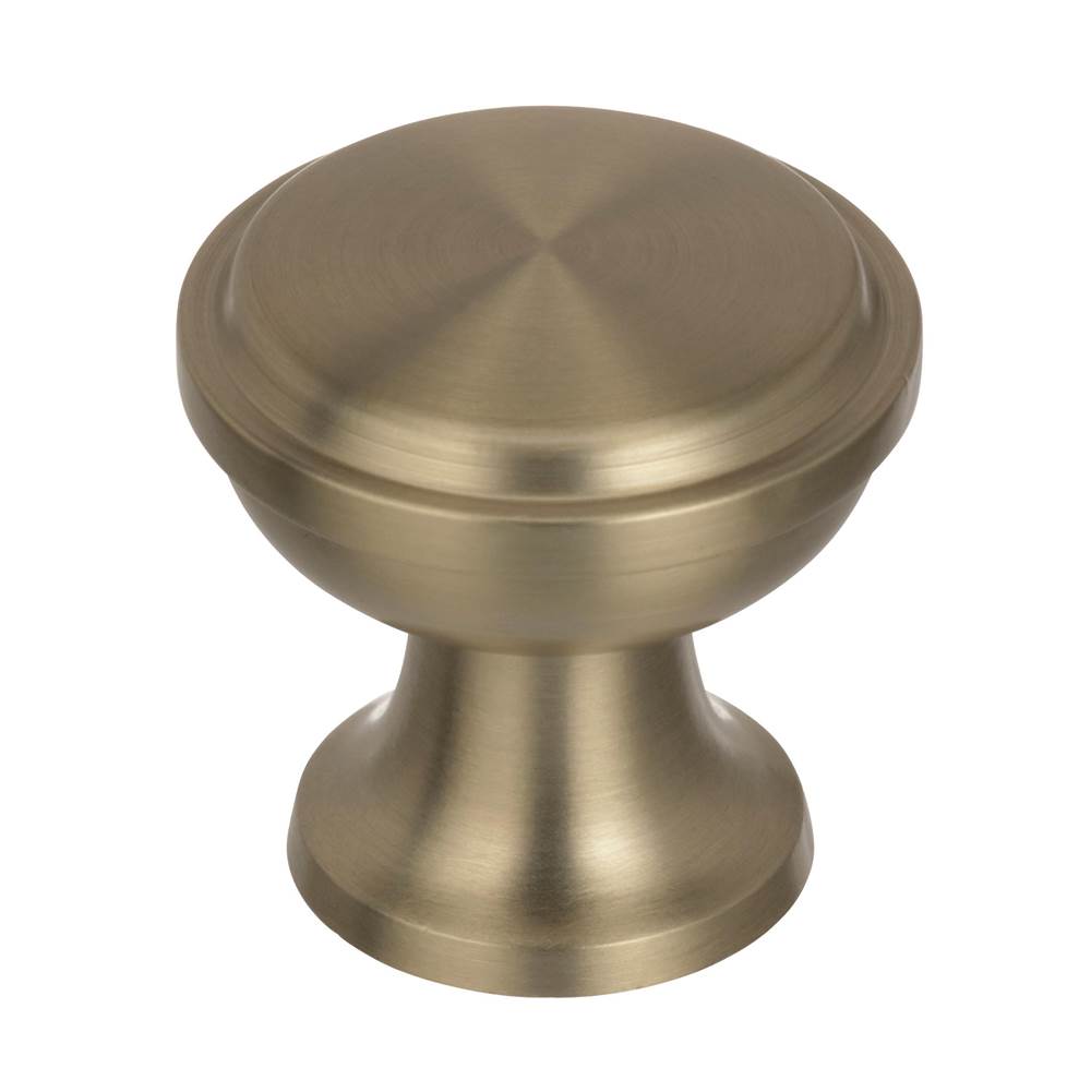 Amerock - Westerly 1-3/16 in (30 mm) Diameter Golden Champagne Cabinet Knob - Golden Champagne
