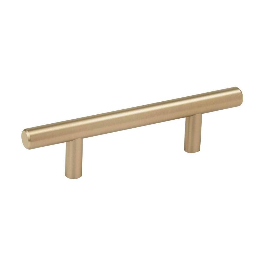 Amerock - Bar Pulls 3 in (76 mm) Center-to-Center Golden Champagne Cabinet Pull - Golden Champagne