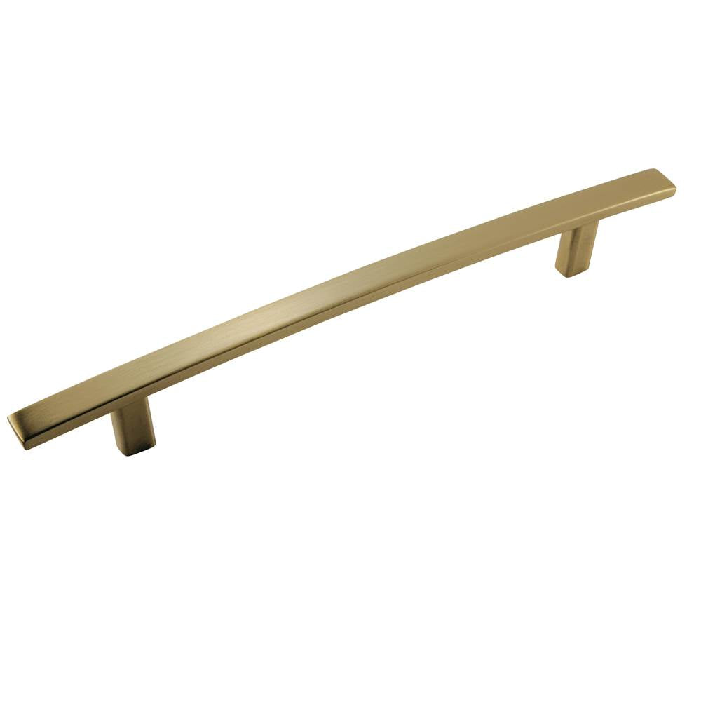 Amerock - Cyprus 6-5/16 in (160 mm) Center-to-Center Golden Champagne Cabinet Pull - Golden Champagne