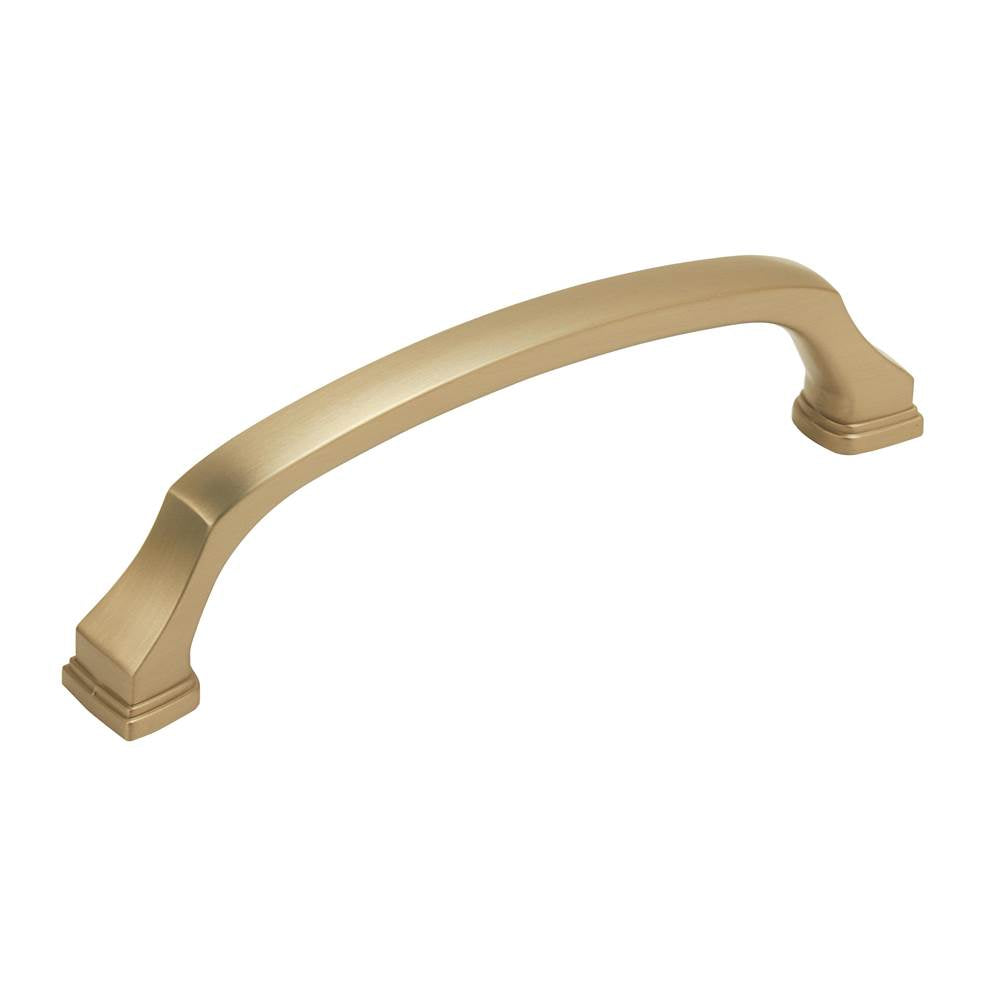 Amerock - Revitalize 5-1/16 in (128 mm) Center-to-Center Golden Champagne Cabinet Pull - Golden Champagne