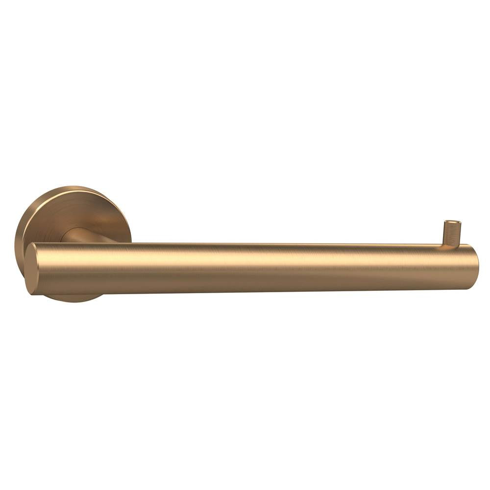 Amerock - Arrondi Single Post Tissue Roll Holder in Brushed Bronze/Golden Champagne - Golden Champagne