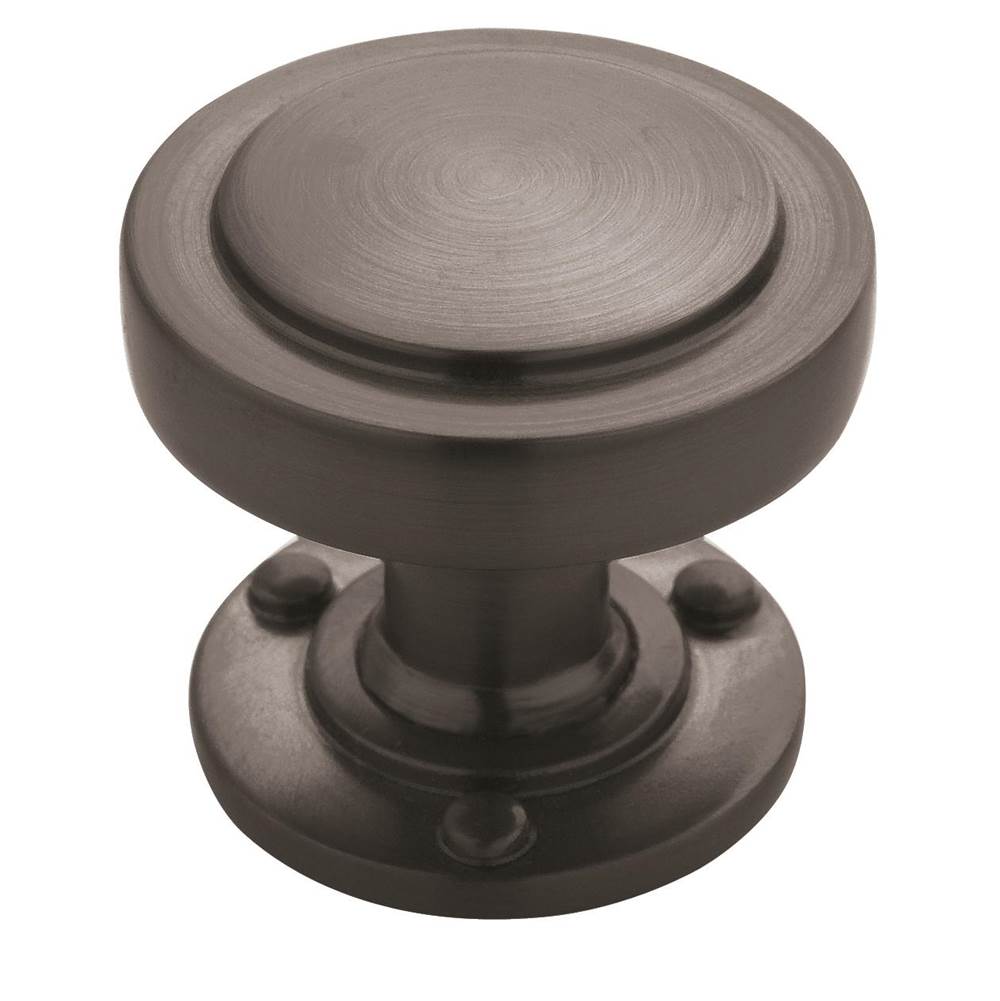 Amerock - Rochdale 1-1/4 in (32 mm) Diameter Graphite Cabinet Knob - Graphite