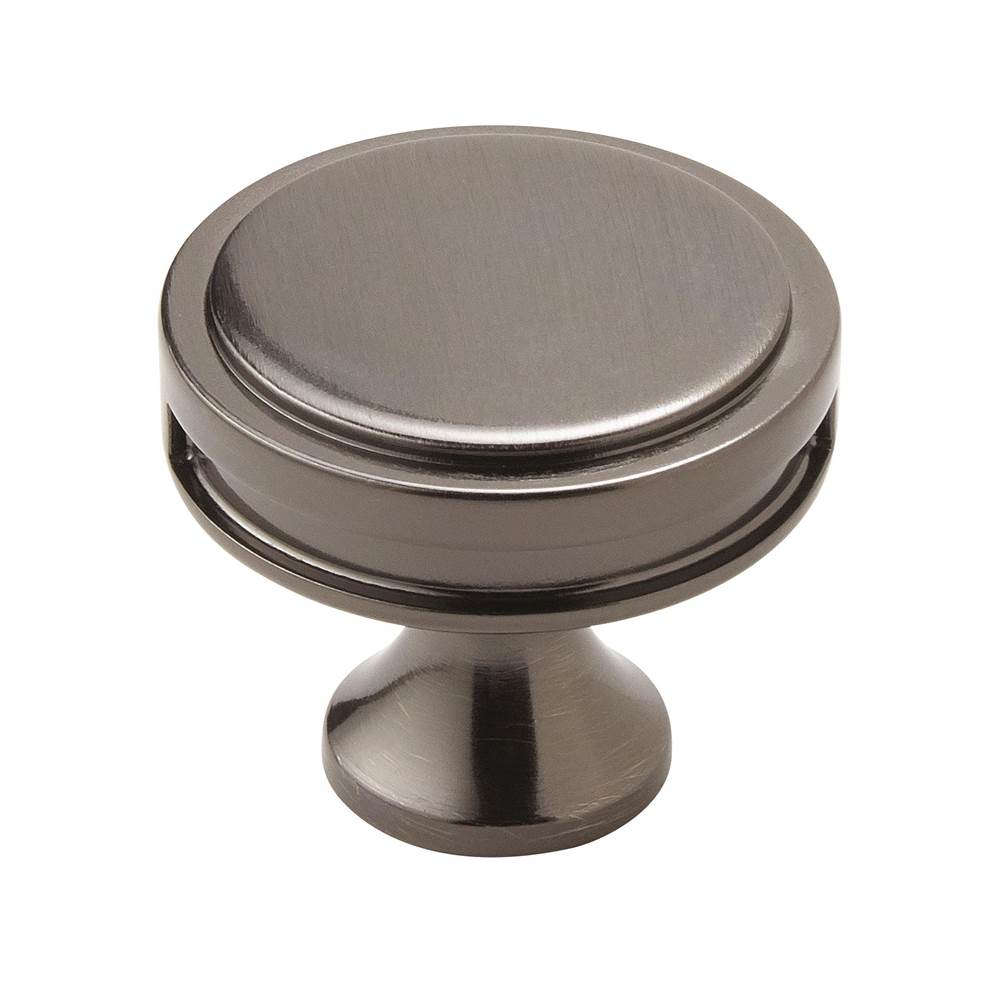 Amerock - Oberon 1-3/8 in (35 mm) Diameter Gunmetal Cabinet Knob - Gunmetal