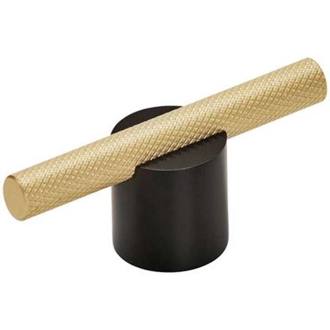 Amerock - Transcendent Pull - Matte Black,Matte Gold