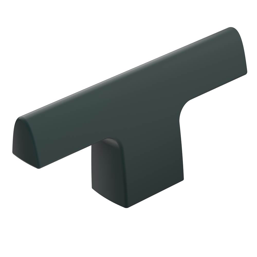 Amerock - Riva 2-1/2 in (64 mm) Length Matte Black Cabinet Knob - Matte Black