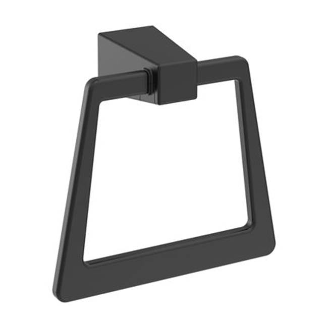 Amerock - Blackrock Towel Ring - Matte Black