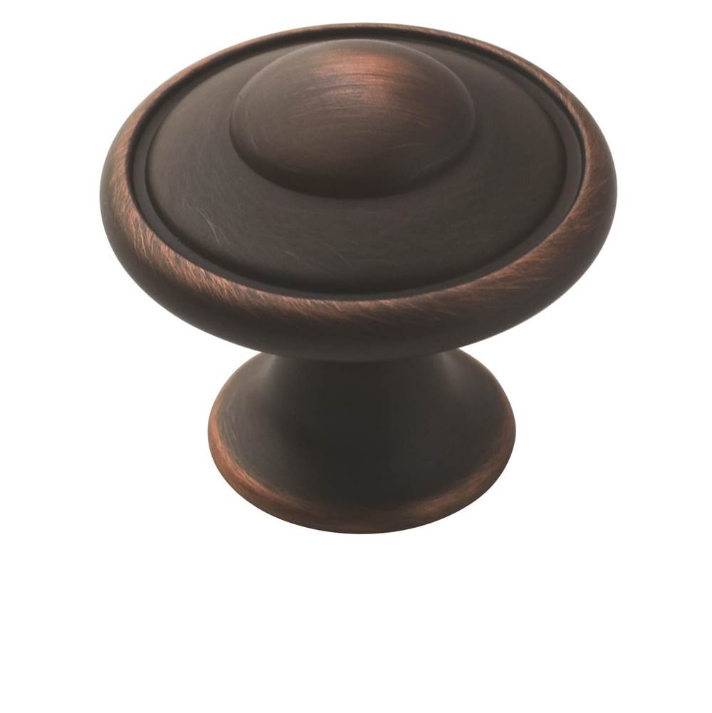 Amerock - Allison Value 1-3/16 in (30 mm) Diameter Oil-Rubbed Bronze Cabinet Knob - Oil Rubbed Bronze