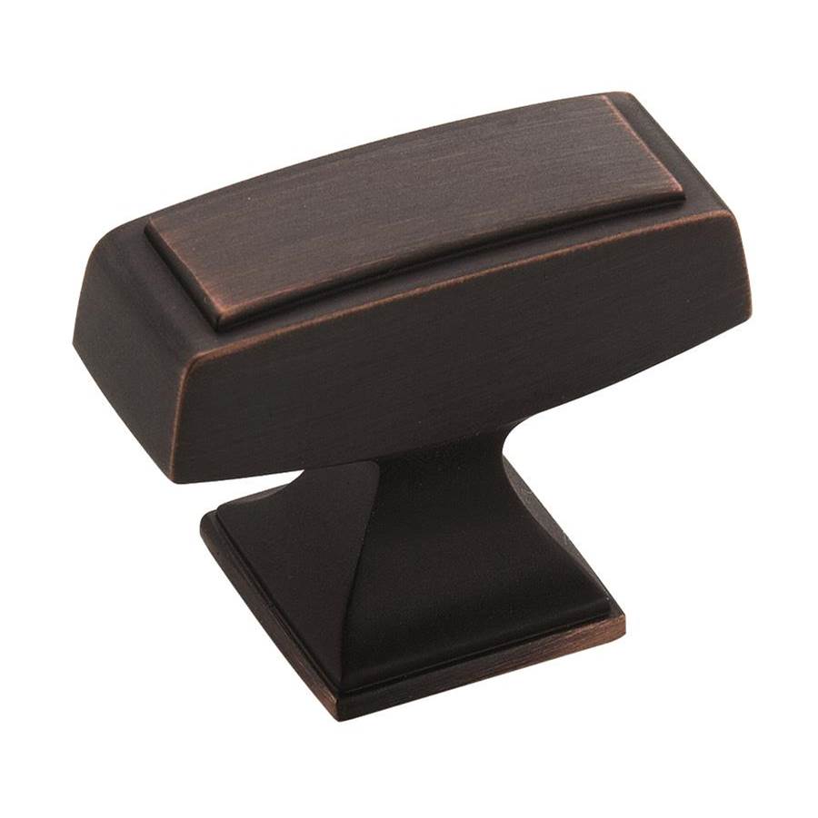 Amerock - Mulholland 1-1/2 in (38 mm) Length Oil-Rubbed Bronze Cabinet Knob - Oil Rubbed Bronze