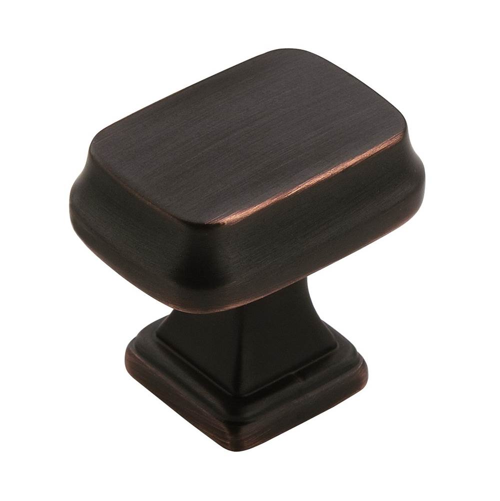 Amerock - Revitalize 1-1/4 in (32 mm) Length Oil-Rubbed Bronze Cabinet Knob - Oil Rubbed Bronze