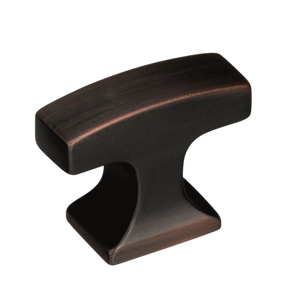 Amerock - Westerly 1-5/16 in (33 mm) Length Oil-Rubbed Bronze Cabinet Knob - Oil Rubbed Bronze