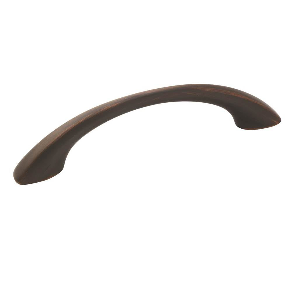 Amerock - Allison Value 3-3/4 in (96 mm) Center-to-Center Oil-Rubbed Bronze Cabinet Pull - Oil Rubbed Bronze