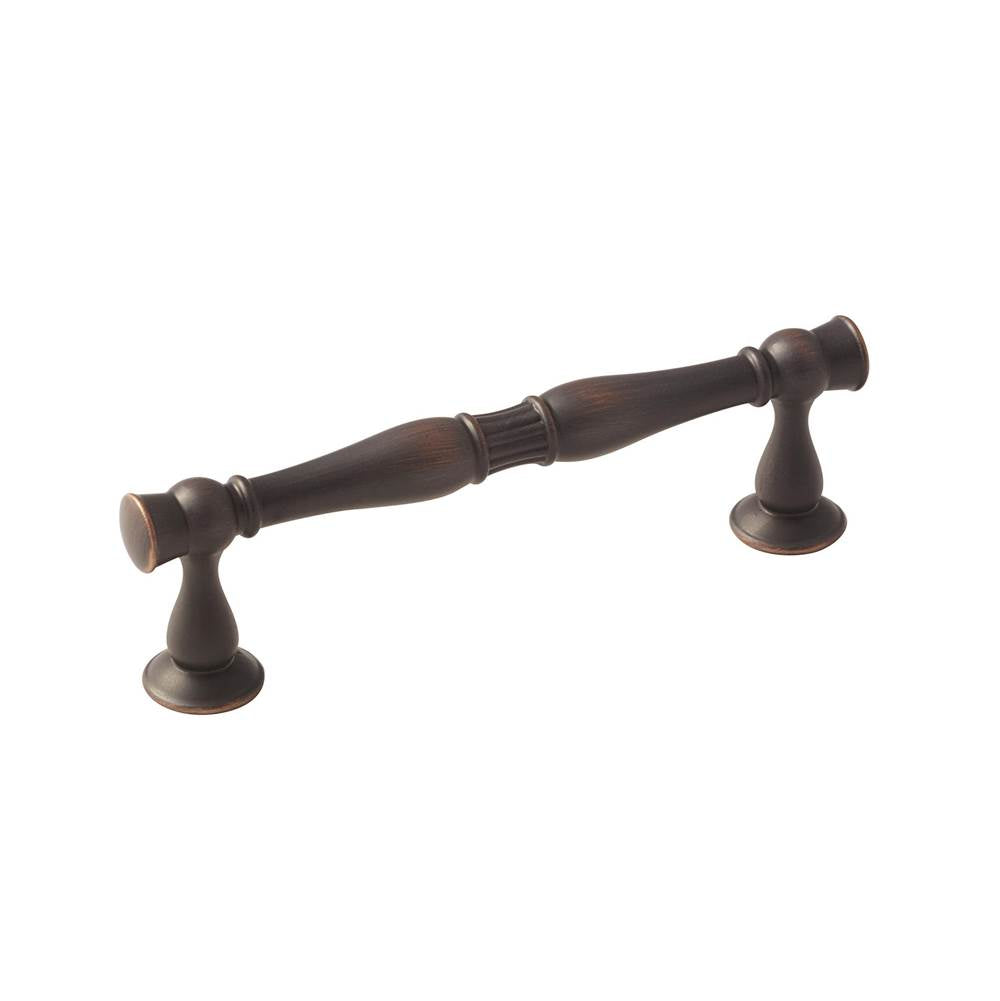 Amerock - Crawford 3-3/4 in (96 mm) Center-to-Center Oil-Rubbed Bronze Cabinet Pull - Oil Rubbed Bronze
