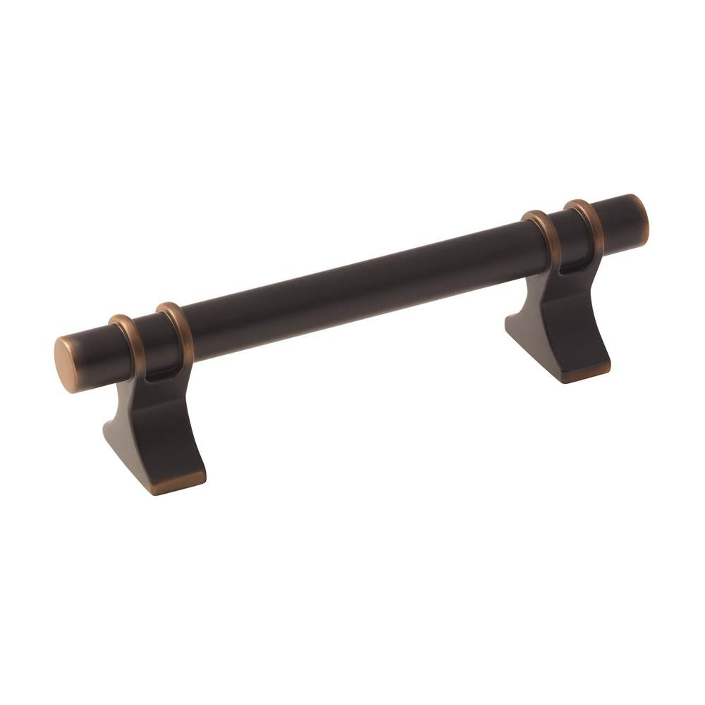 Amerock - Davenport 3-3/4 in (96 mm) Center-to-Center Oil-Rubbed Bronze Cabinet Pull - Oil Rubbed Bronze