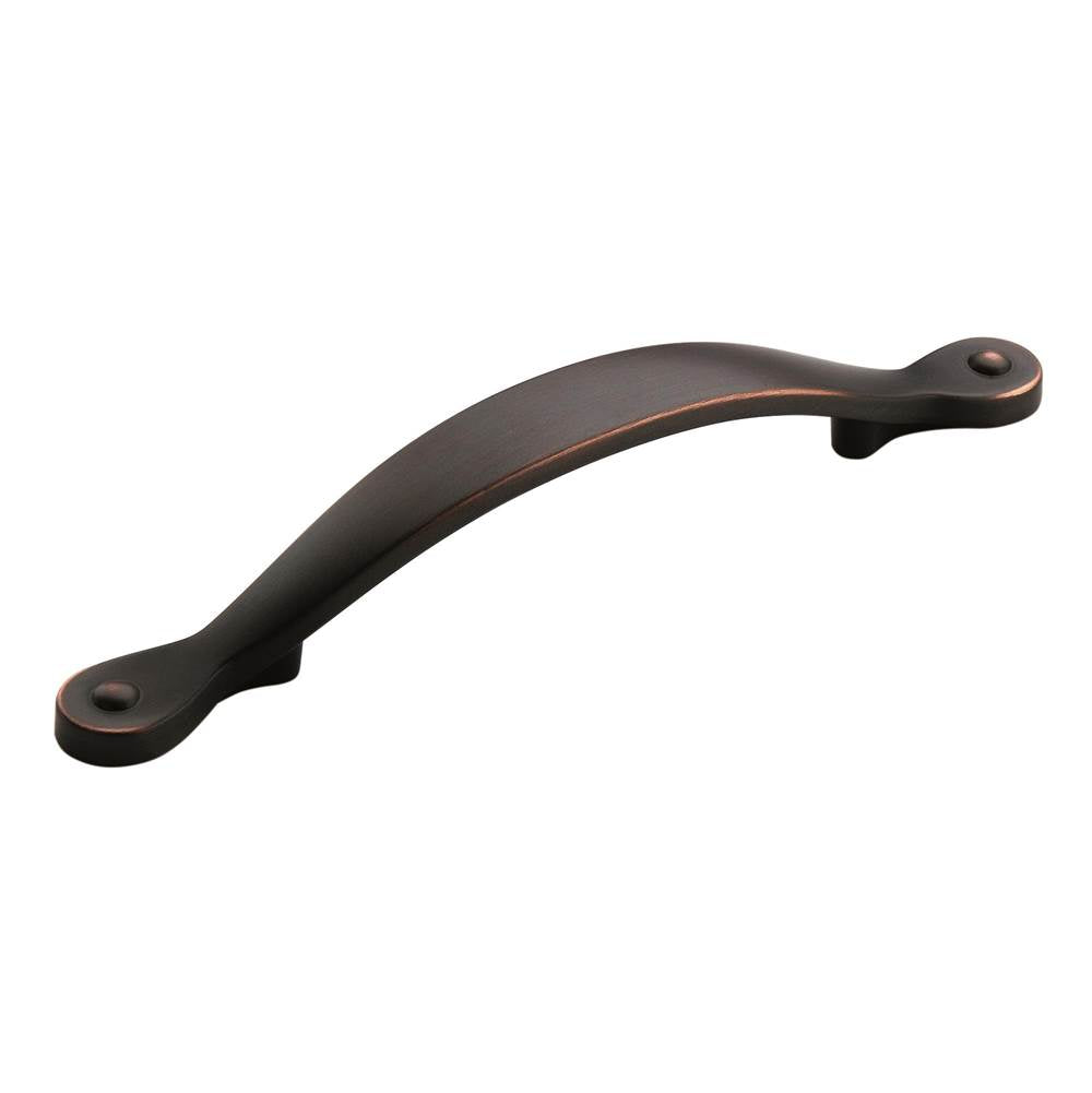 Amerock - Inspirations 3-3/4 in (96 mm) Center-to-Center Oil-Rubbed Bronze Cabinet Pull - Oil Rubbed Bronze