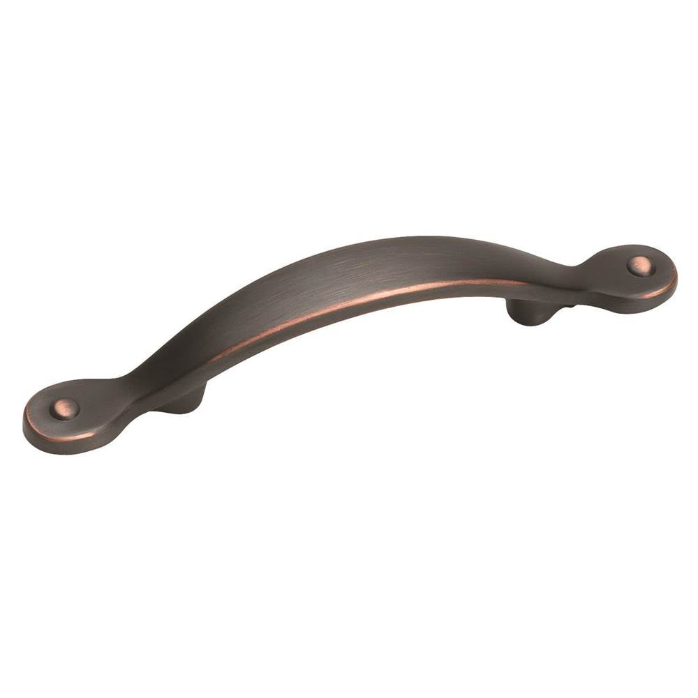 Amerock - Inspirations 3 in (76 mm) Center-to-Center Oil-Rubbed Bronze Cabinet Pull - Oil Rubbed Bronze