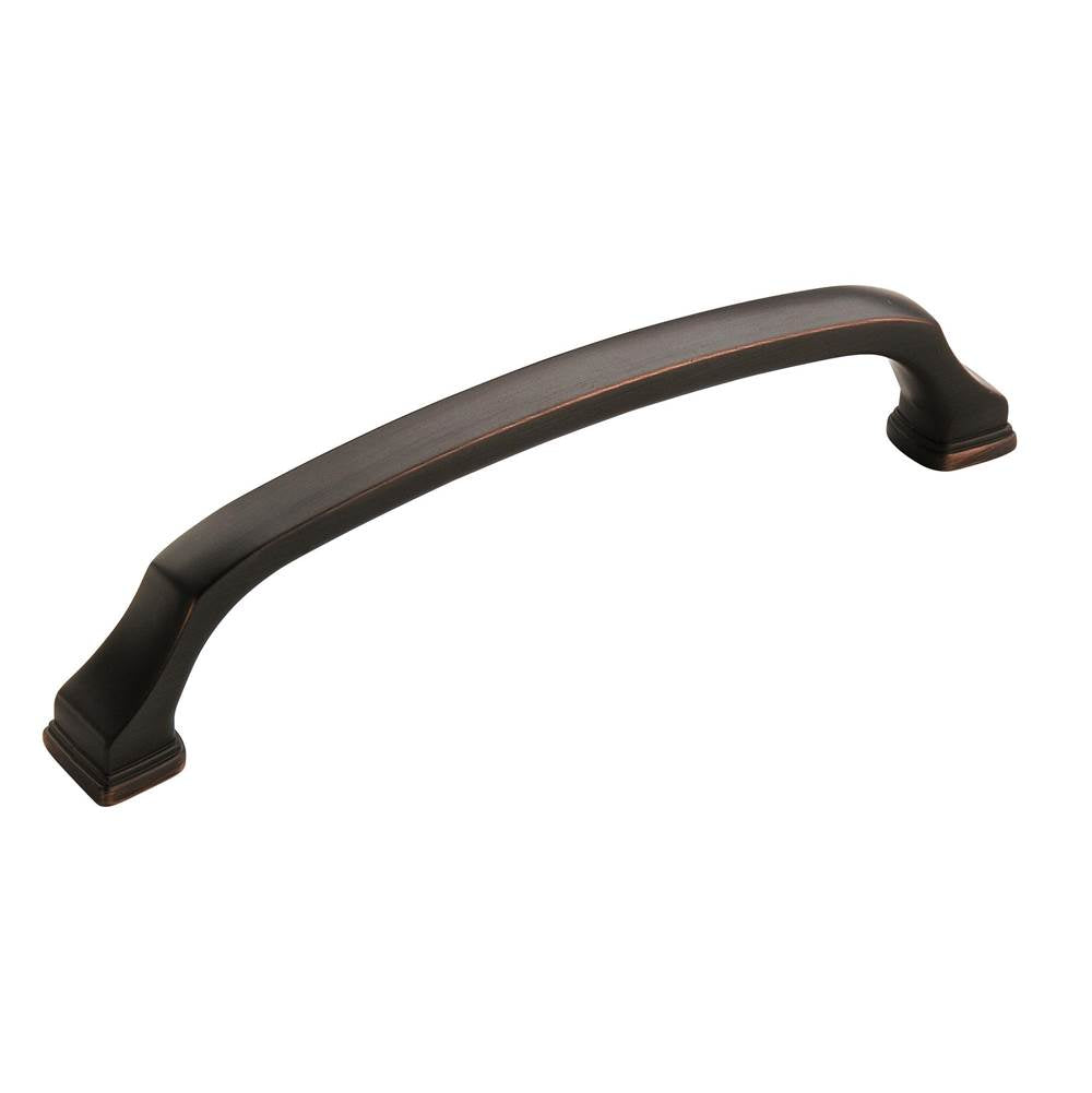 Amerock - Revitalize 6-5/16 in (160 mm) Center-to-Center Oil-Rubbed Bronze Cabinet Pull - Oil Rubbed Bronze