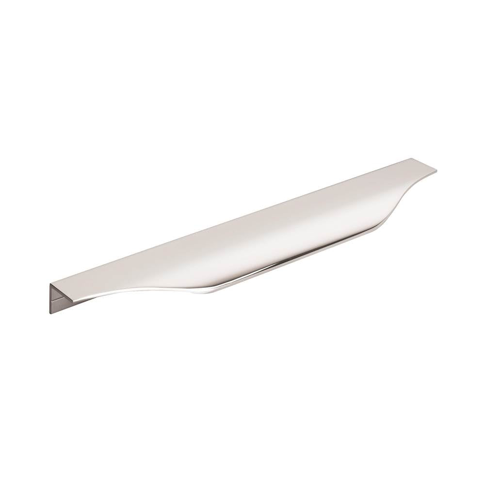 Amerock - Aloft 8-9/16 in (217 mm) Center-to-Center Polished Chrome Cabinet Edge Pull - Polished Chrome
