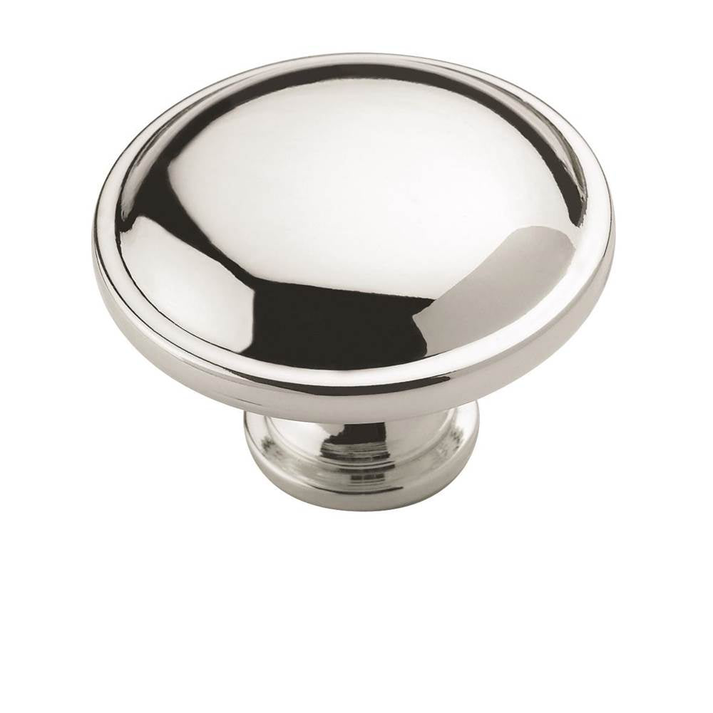 Amerock - Allison Value 1-1/4 in (32 mm) Diameter Polished Chrome Cabinet Knob - Polished Chrome