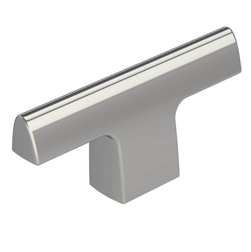 Amerock - Riva 2-1/2 in (64 mm) Length Polished Chrome Cabinet Knob - Polished Chrome