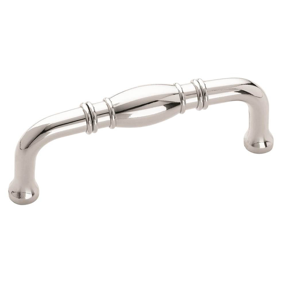 Amerock - Granby 3 in (76 mm) Center-to-Center Polished Chrome Cabinet Pull - Polished Chrome