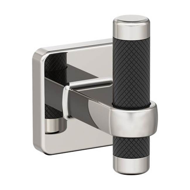 Amerock - Esquire Robe Hook - Polished Nickel,Black Bronze