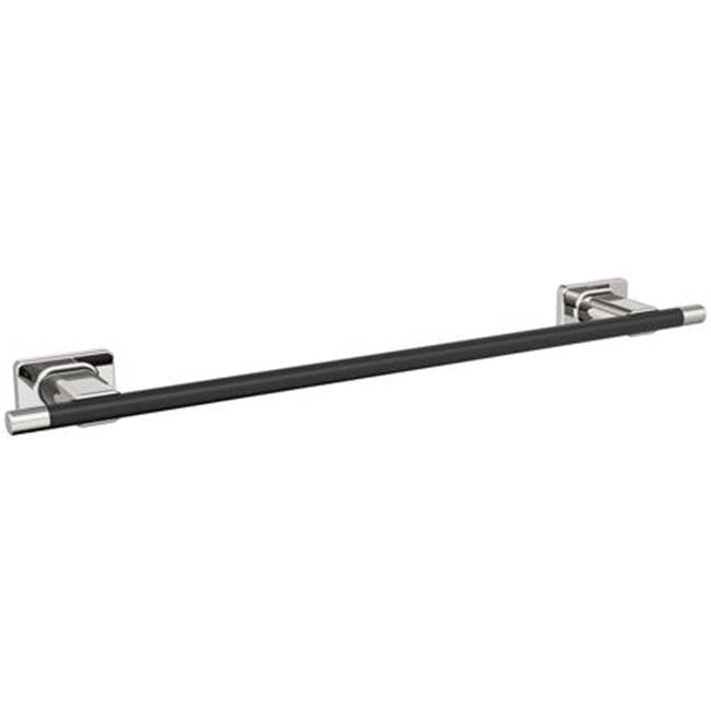 Amerock - Esquire Towel Bar - Polished Nickel,Black Bronze