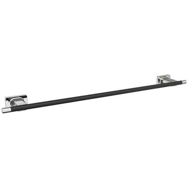 Amerock - Esquire Towel Bar - Polished Nickel,Black Bronze