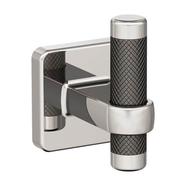Amerock - Esquire Robe Hook - Polished Nickel,Gunmetal