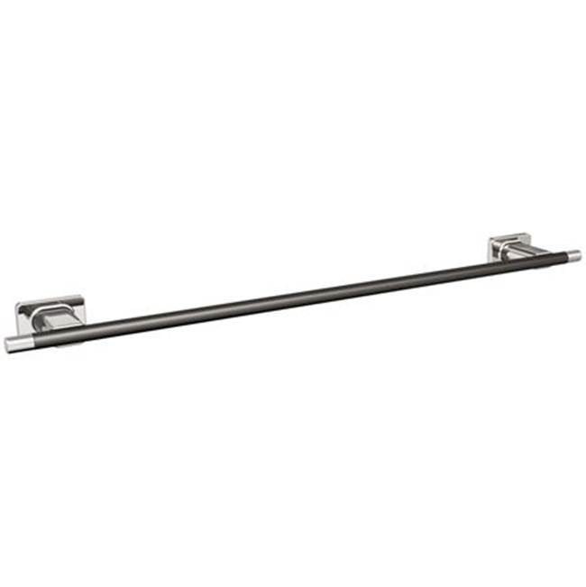 Amerock - Esquire Towel Bar - Polished Nickel,Gunmetal