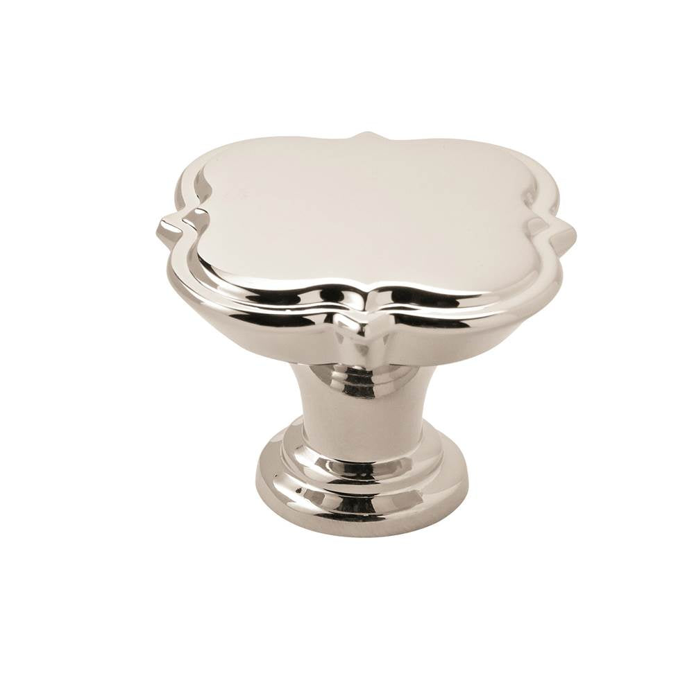 Amerock - Grace Revitalize 1-3/4 in (44 mm) Diameter Polished Nickel Cabinet Knob - Polished Nickel