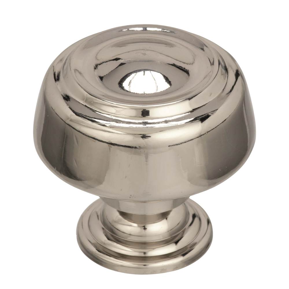Amerock - Kane 1-5/8 in (41 mm) Diameter Polished Nickel Cabinet Knob - Polished Nickel