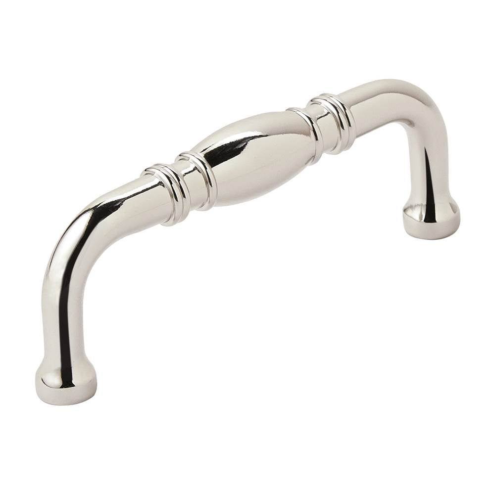 Amerock - Granby 3 in (76 mm) Center-to-Center Polished Nickel Cabinet Pull - Polished Nickel