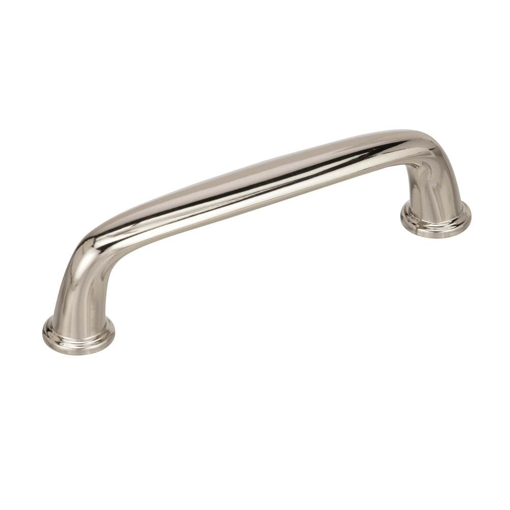 Amerock - Kane 3-3/4 in (96 mm) Center-to-Center Polished Nickel Cabinet Pull - Polished Nickel