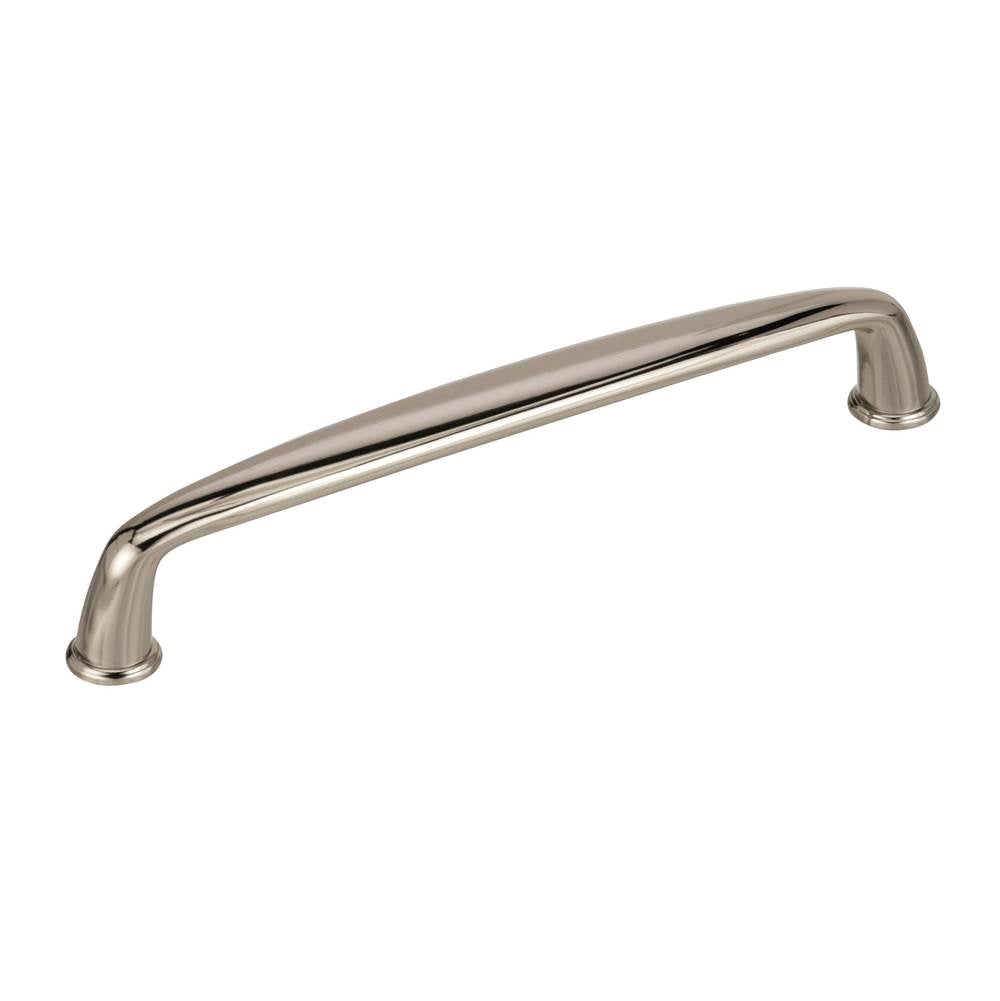 Amerock - Kane 6-5/16 in (160 mm) Center-to-Center Polished Nickel Cabinet Pull - Polished Nickel
