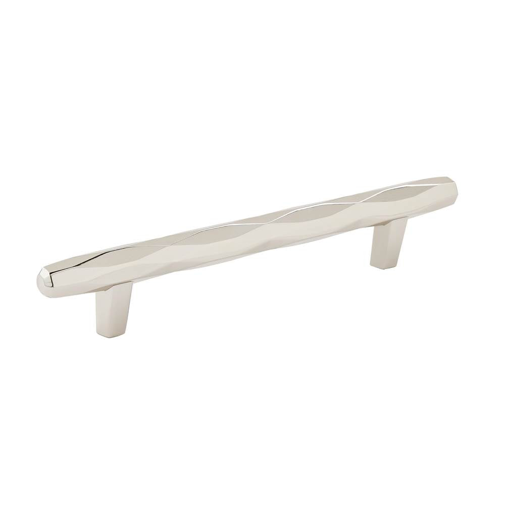 Amerock - St. Vincent 5-1/16 in (128 mm) Center-to-Center Polished Nickel Cabinet Pull - Polished Nickel