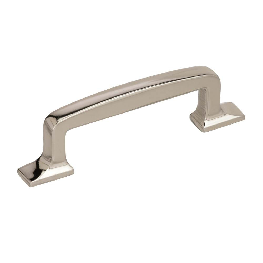 Amerock - Westerly 3 in (76 mm) Center-to-Center Polished Nickel Cabinet Pull - Polished Nickel