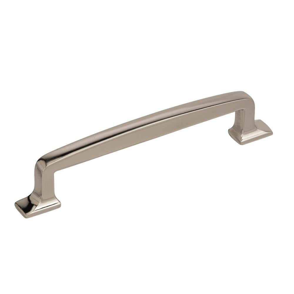 Amerock - Westerly 5-1/16 in (128 mm) Center-to-Center Polished Nickel Cabinet Pull - Polished Nickel