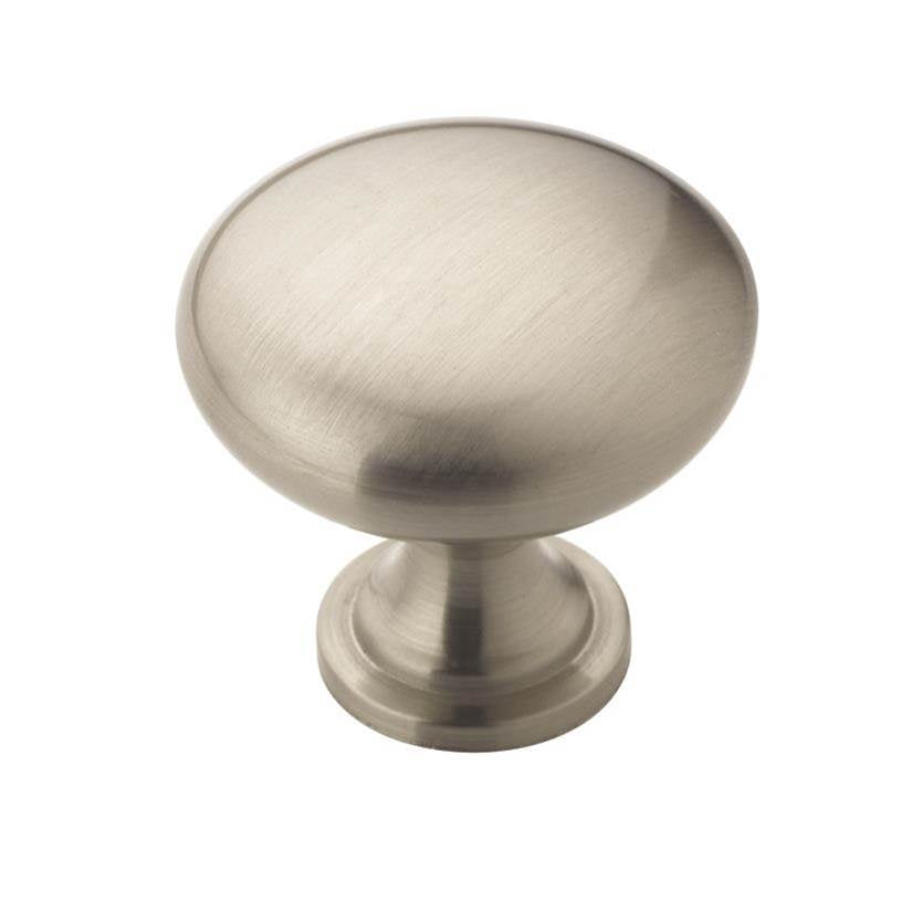Amerock - Allison Value 1-1/4 in (32 mm) Diameter Satin Nickel Cabinet Knob - Satin Nickel