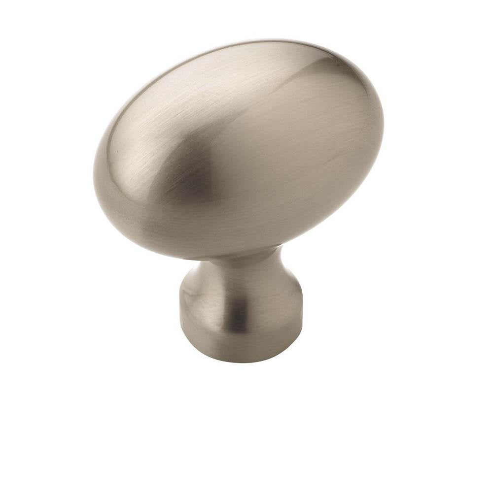 Amerock - Allison Value 1-3/8 in (35 mm) Length Satin Nickel Cabinet Knob - Satin Nickel
