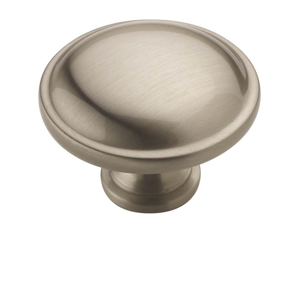 Amerock - Allison Value 1-1/4 in (32 mm) Diameter Satin Nickel Cabinet Knob - Satin Nickel