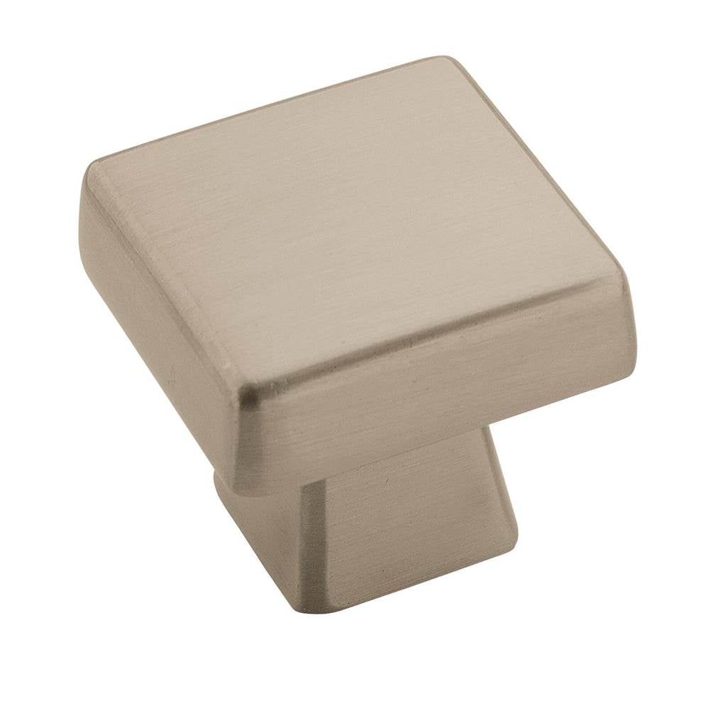 Amerock - Blackrock 1-3/16 in (30 mm) Length Satin Nickel Cabinet Knob - Satin Nickel