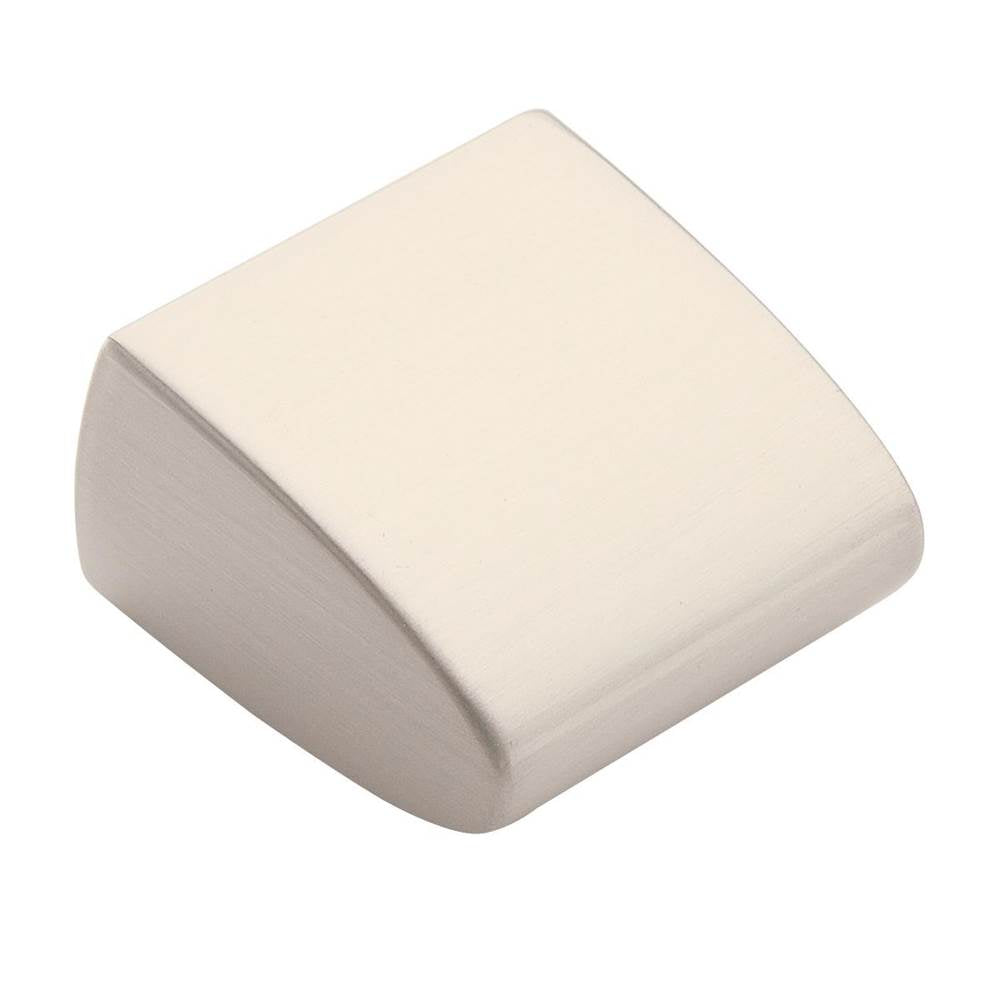 Amerock - Riva 1-1/8 in (29 mm) Length Satin Nickel Cabinet Knob - Satin Nickel