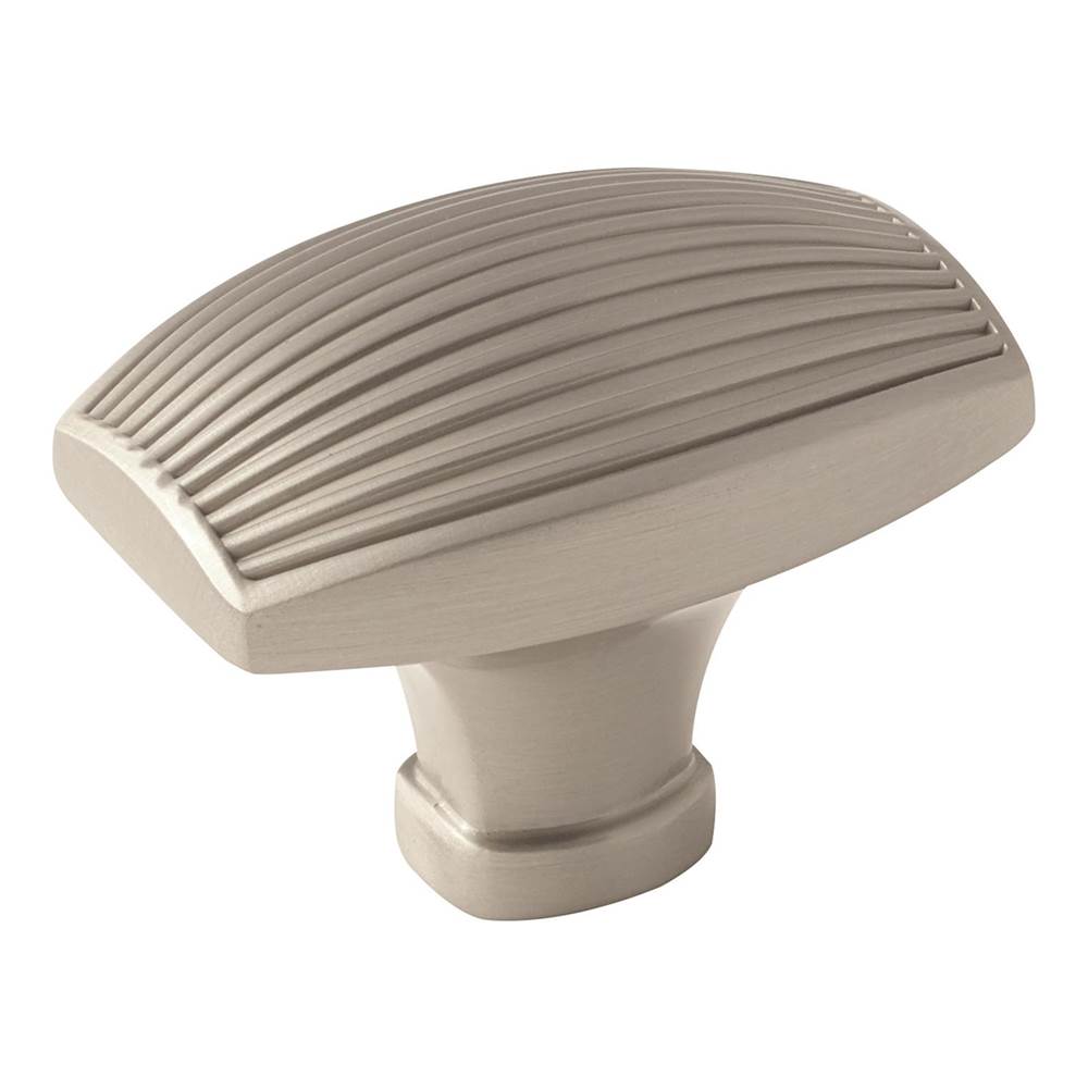Amerock - Sea Grass 1-3/4 in (44 mm) Length Satin Nickel Cabinet Knob - Satin Nickel