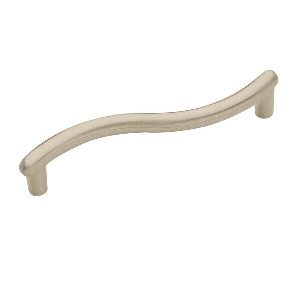 Amerock - Allison Value 3-3/4 in (96 mm) Center-to-Center Satin Nickel Cabinet Pull - Satin Nickel