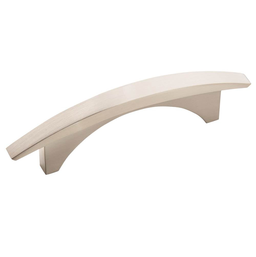 Amerock - Essential''Z 3 in (76 mm) Center-to-Center Satin Nickel Cabinet Pull - Satin Nickel