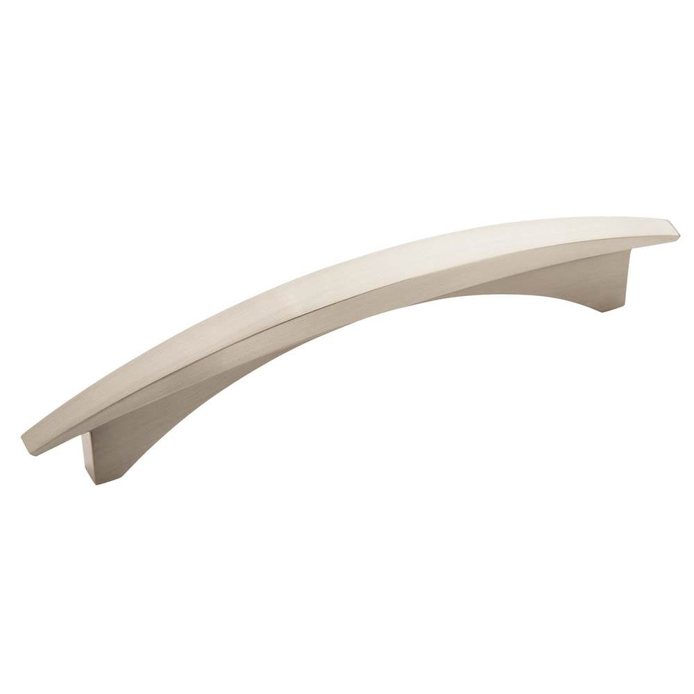 Amerock - Essential''Z 5-1/16 in (128 mm) Center-to-Center Satin Nickel Cabinet Pull - Satin Nickel