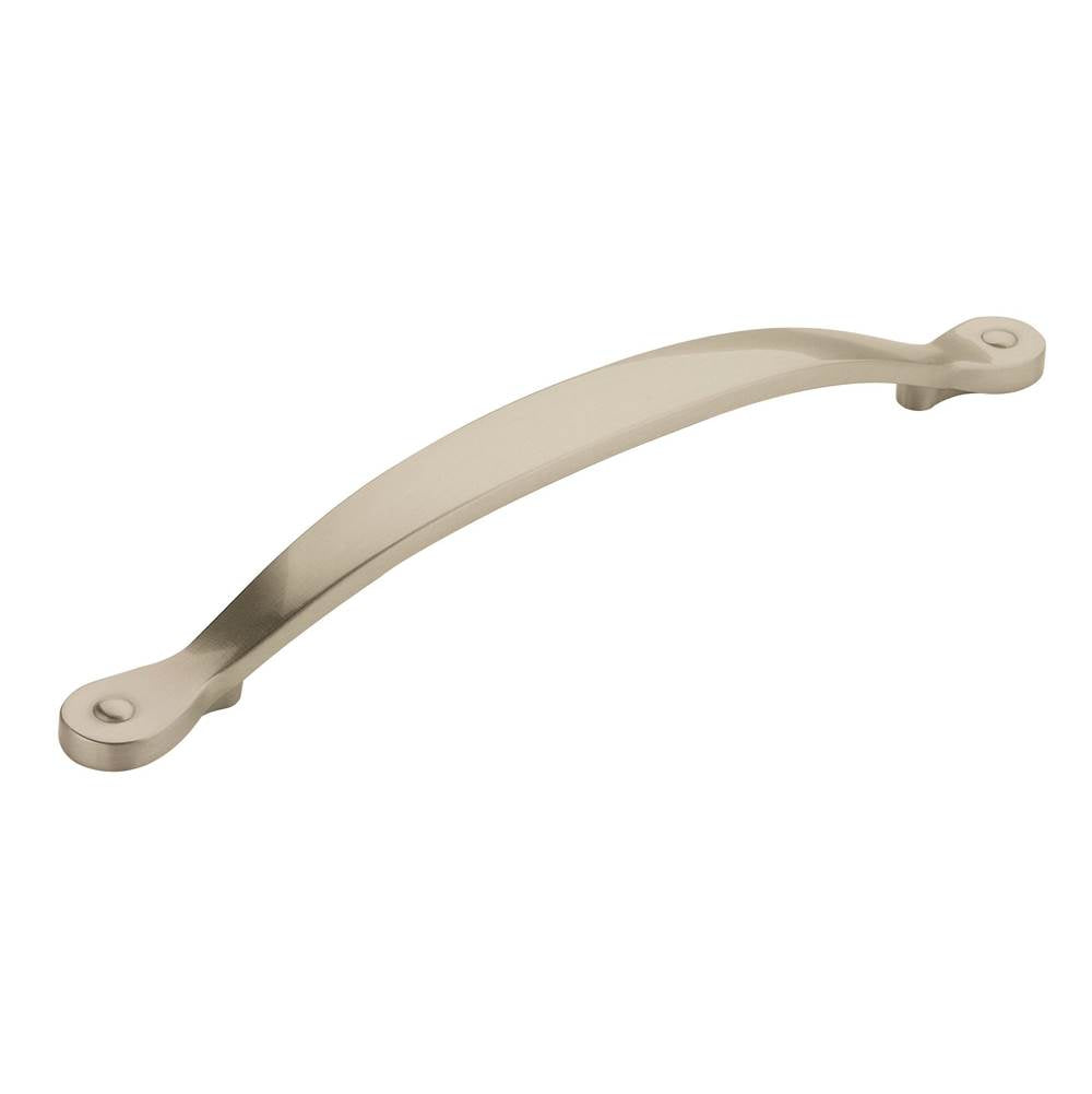 Amerock - Inspirations 6-5/16 in (160 mm) Center-to-Center Satin Nickel Cabinet Pull - Satin Nickel