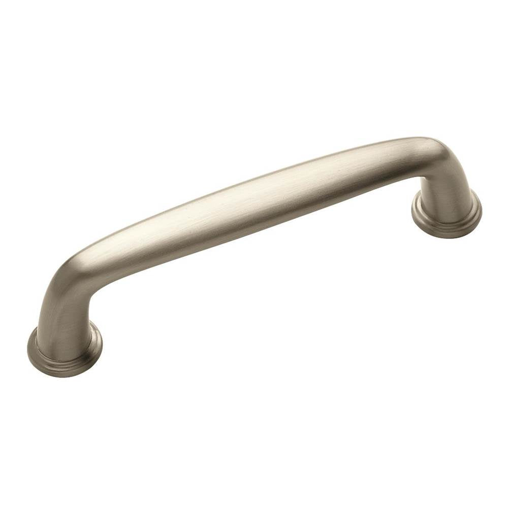 Amerock - Kane 3-3/4 in (96 mm) Center-to-Center Satin Nickel Cabinet Pull - Satin Nickel