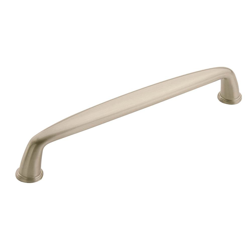 Amerock - Kane 6-5/16 in (160 mm) Center-to-Center Satin Nickel Cabinet Pull - Satin Nickel