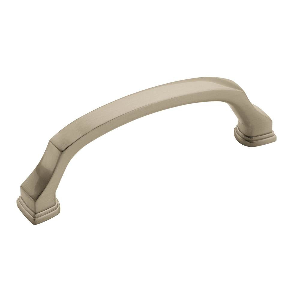 Amerock - Revitalize 3-3/4 in (96 mm) Center-to-Center Satin Nickel Cabinet Pull - Satin Nickel
